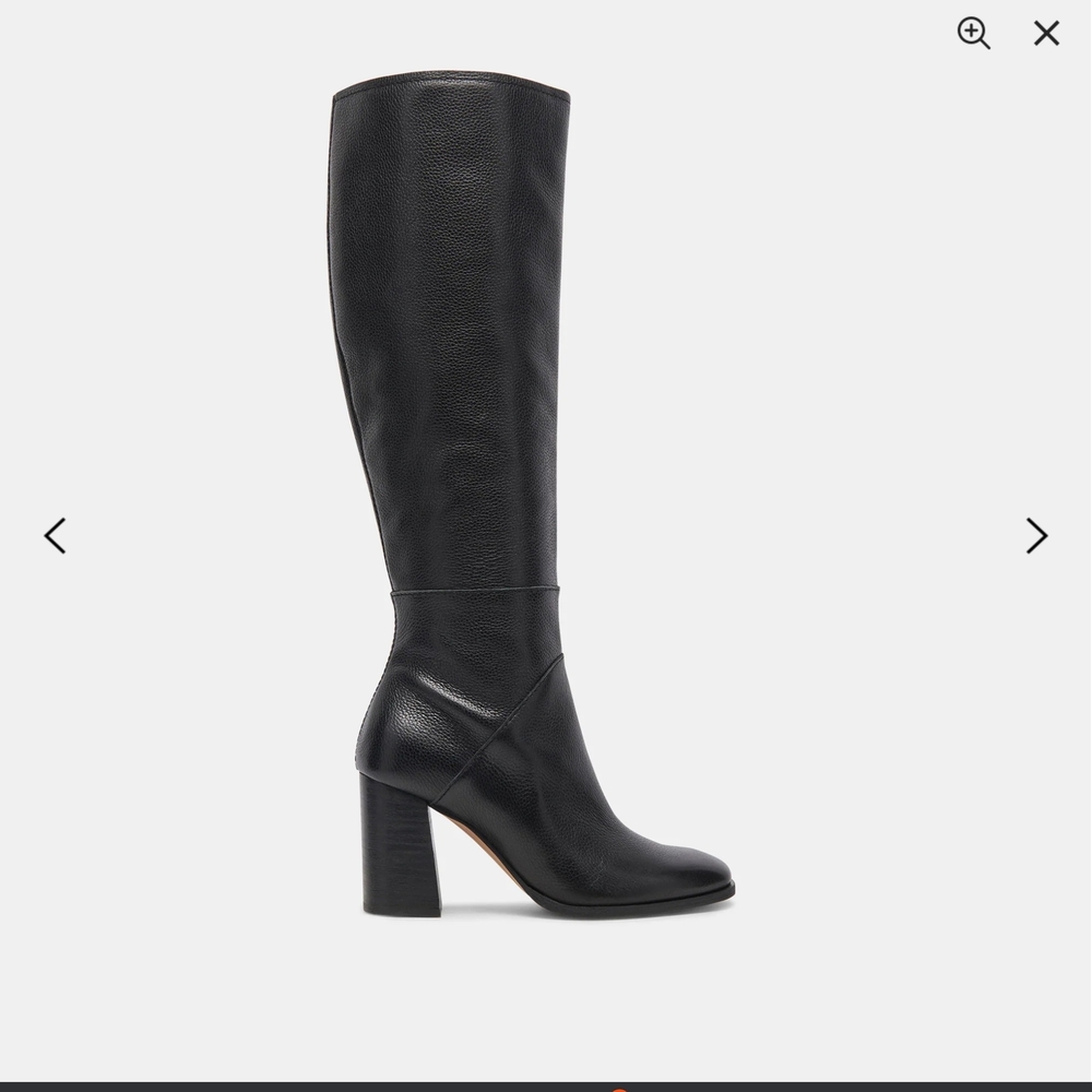 Dolce Vita Elegant Black Heeled Boots - Never Worn W/Box  Without Tags -Size 10
